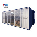 Portable temporary modular house modified folding 20ft expandable container home prefab houses